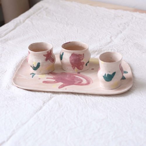 Glasses and plate — Set "Ease No. 2"