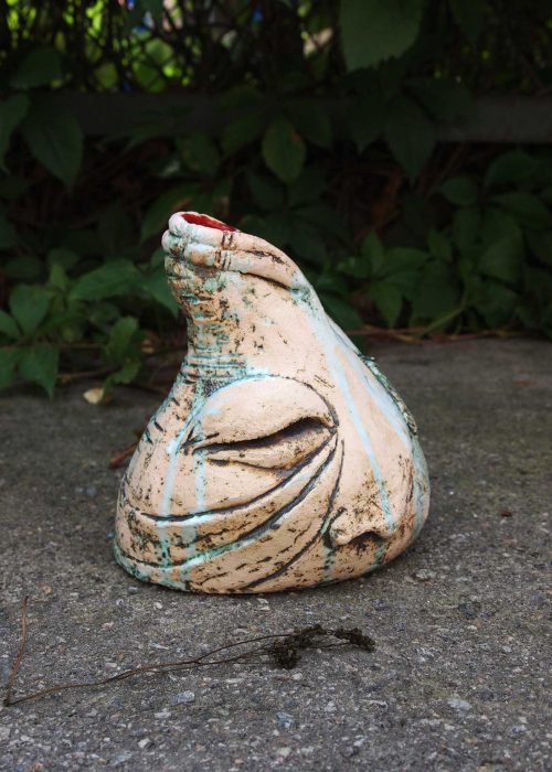 Decorative Ceramic Vase - Series ``Imagination`` (Handmade)