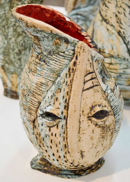 Series decorative vases ``Imagination`` (Artistic ceramics)