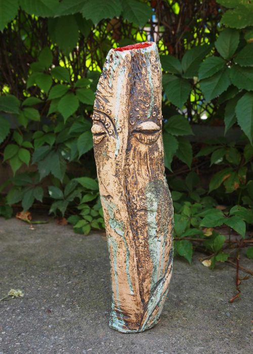 Decorative Ceramic Vase - Series ``Imagination`` (Handmade)