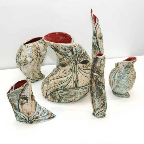 Series decorative vase "Imagination" (Artistic ceramics)