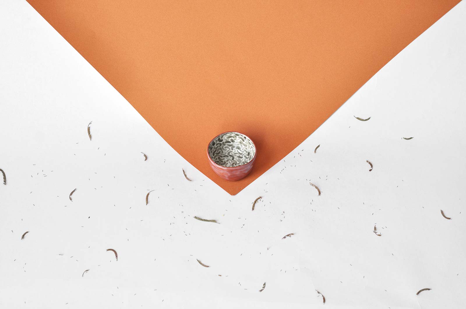 Front view - Small bowl (Handmade)