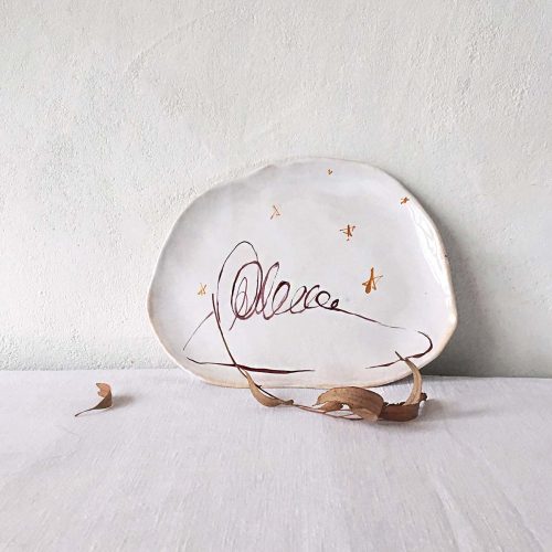 Plate "Night Landscape"