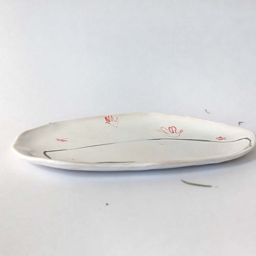 Side view - Ceramic plate