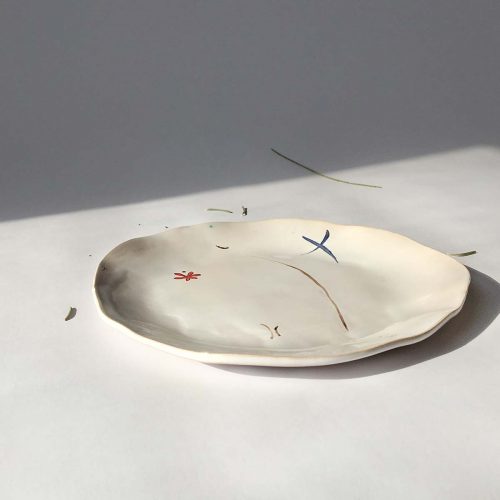 Round plate "Composition No. 3"