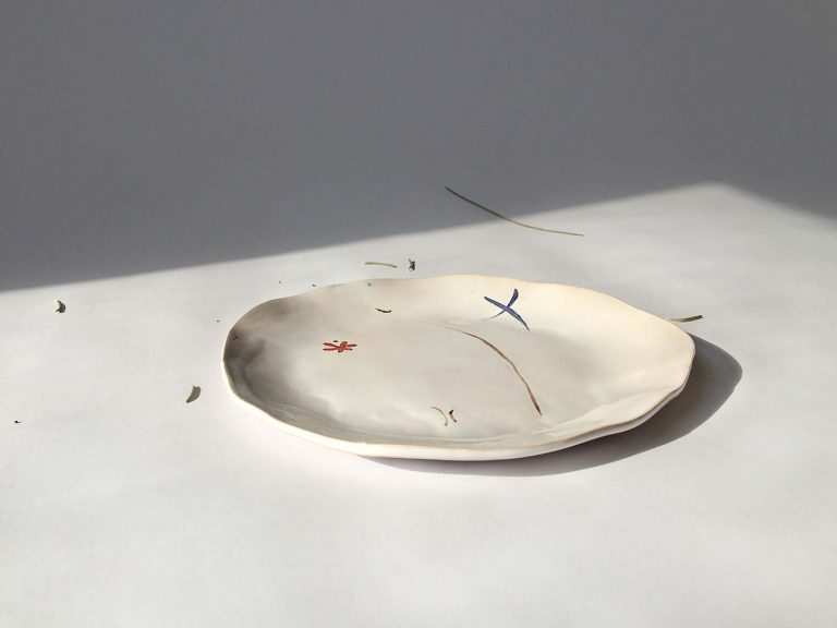 Round plate “Composition No. 3”