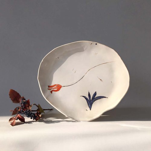 Round plate "Composition No. 4"