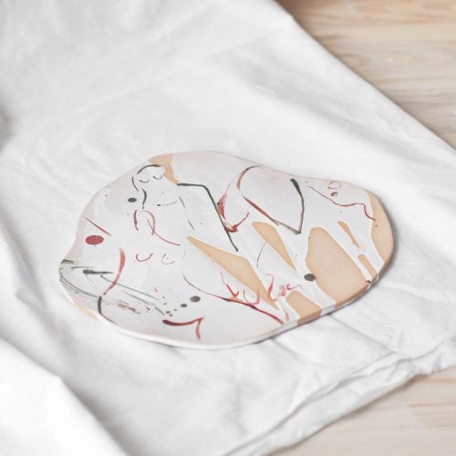 Plate — Series "Dance" No. 5