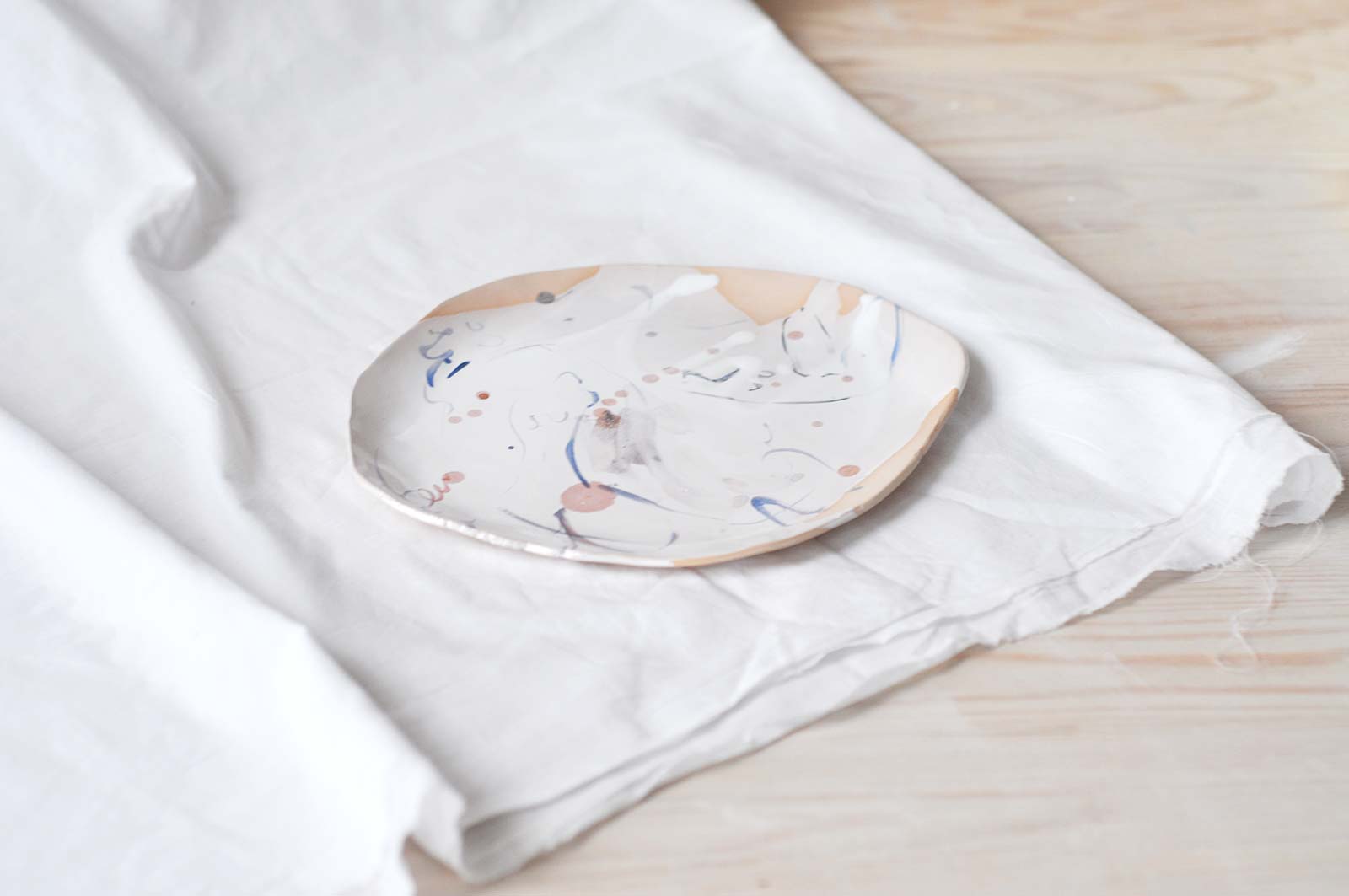 Decorative plate (Handmade)