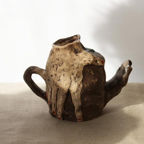Front view - Decorative teapot (Handmade)