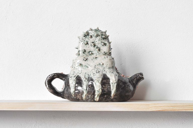 Decorative teapot — Series “Presence” No. 3