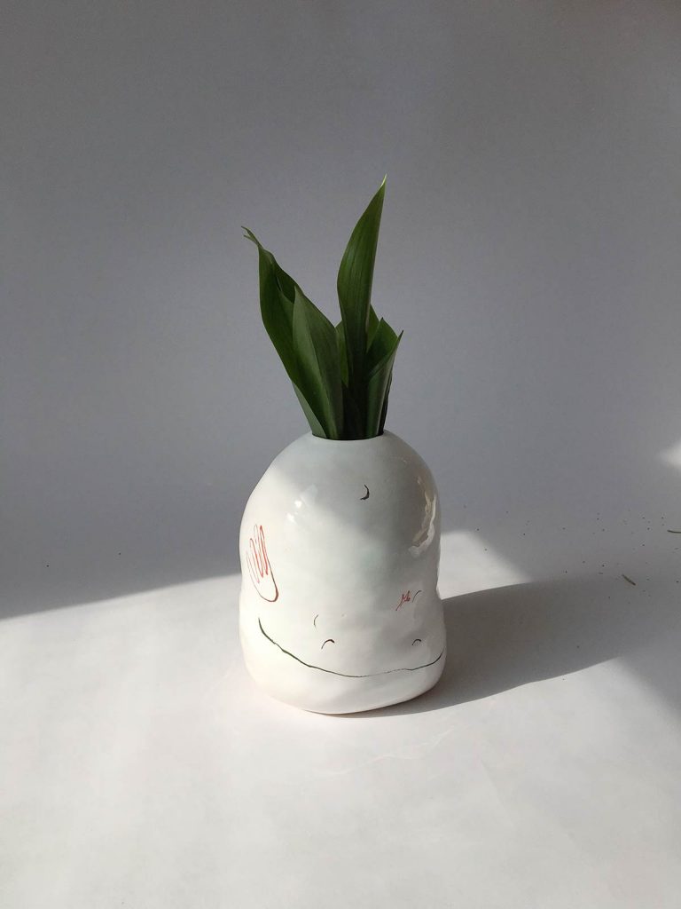 Decorative vase for flowers (Handmade)