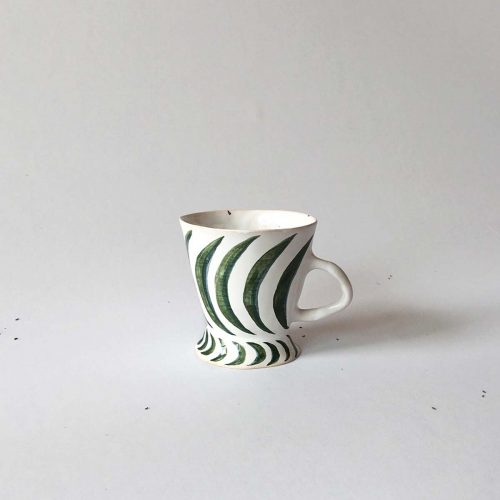 Cup with green pattern