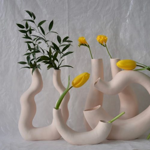 Series of vases “Due tube”