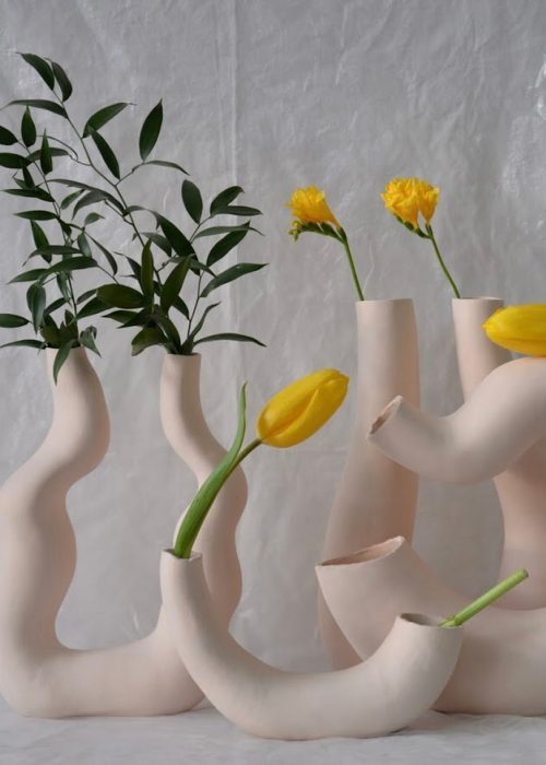 Series of vases “Due tube”