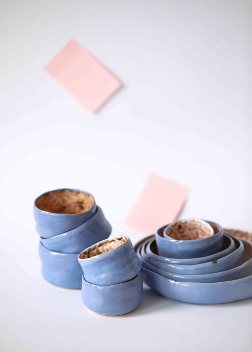 Декоративні керамічні тарілки і піали - Колекція «Дежавю» (Ручна робота)