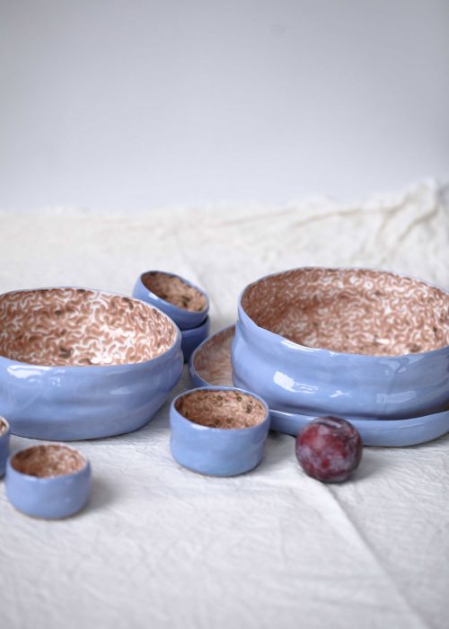 Декоративні керамічні тарілки і піали - Колекція «Дежавю» (Ручна робота)