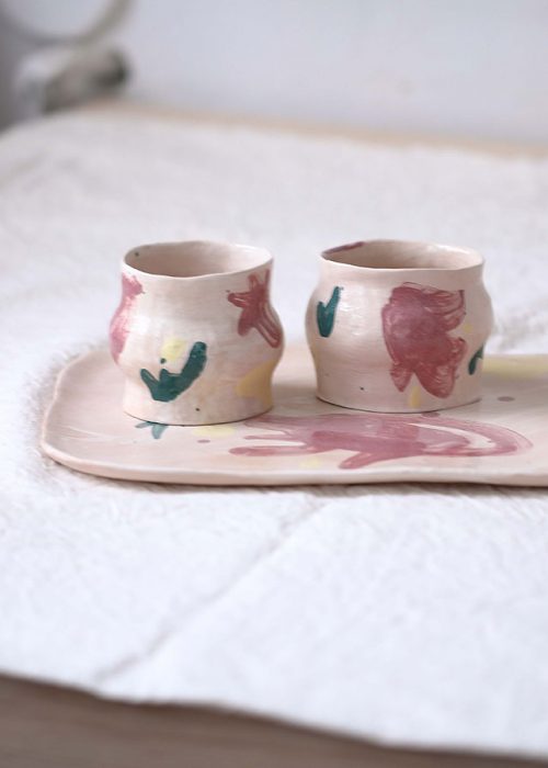 Декоративный набор посуды «Непринужденность №2» (Художественная керамика)