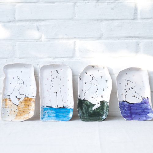 Прямокутні тарілки із серії «Оголені»