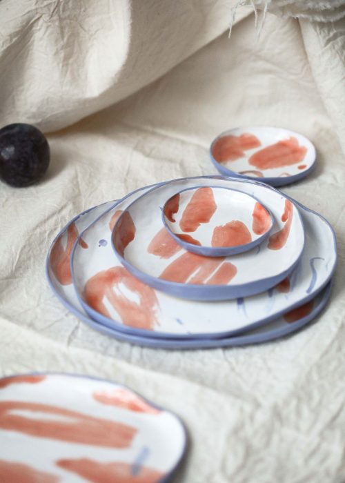 Декоративні керамічні тарілки - Серія «Апельсини» (Ручна робота)