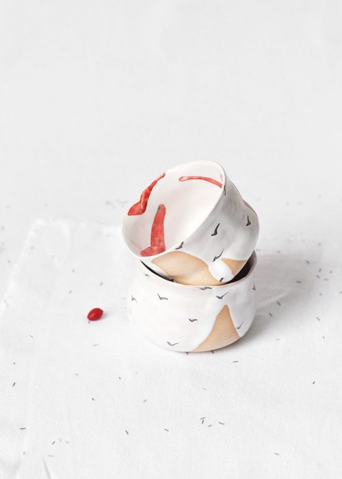 Декоративні соусники з кераміки - Колекція «Чайки» (Ручна робота)