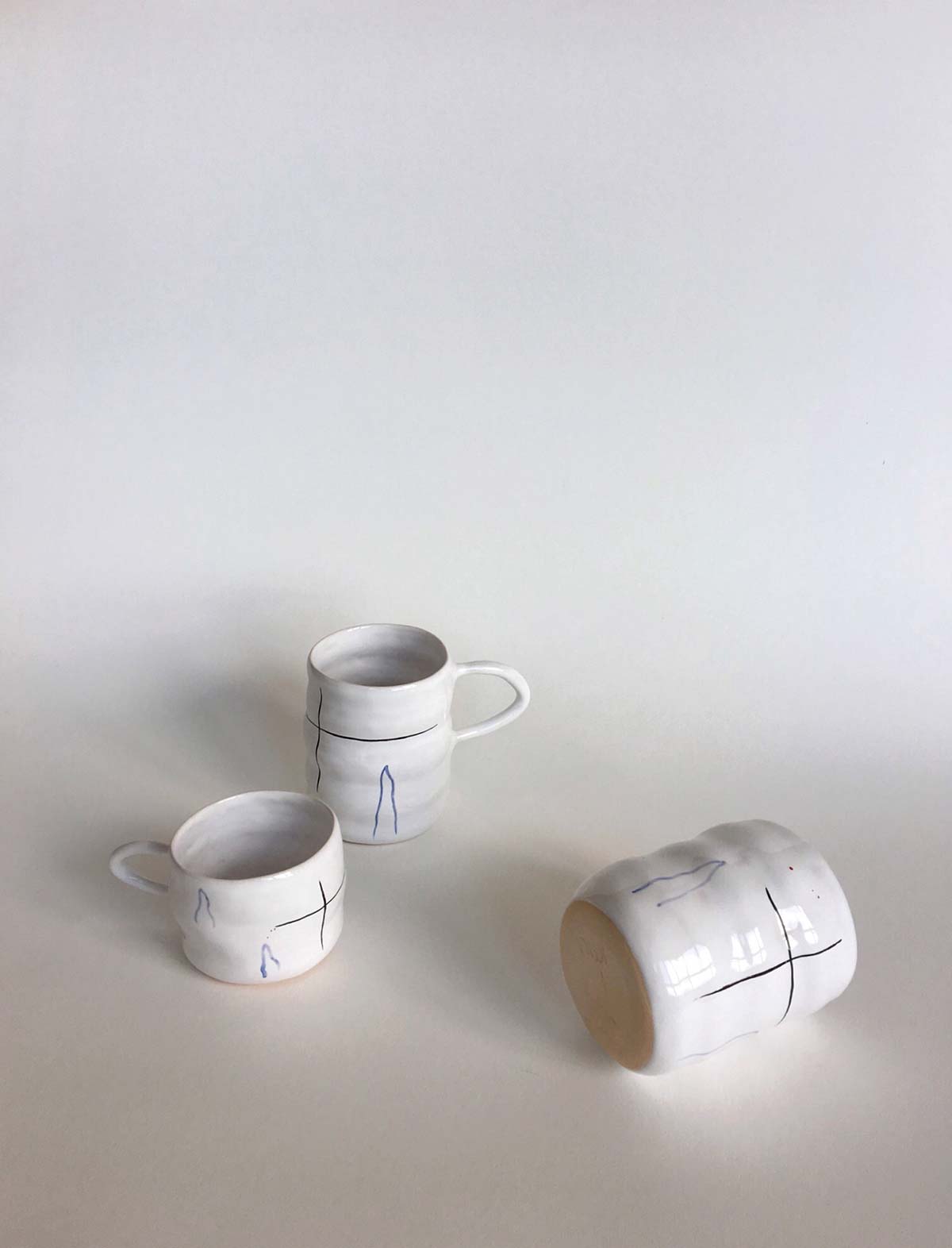 Набір з двох чашок і стакана «Хвилі»