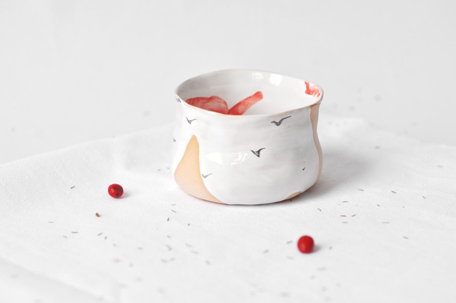 Вид збоку - Маленька піала (Ручна робота)