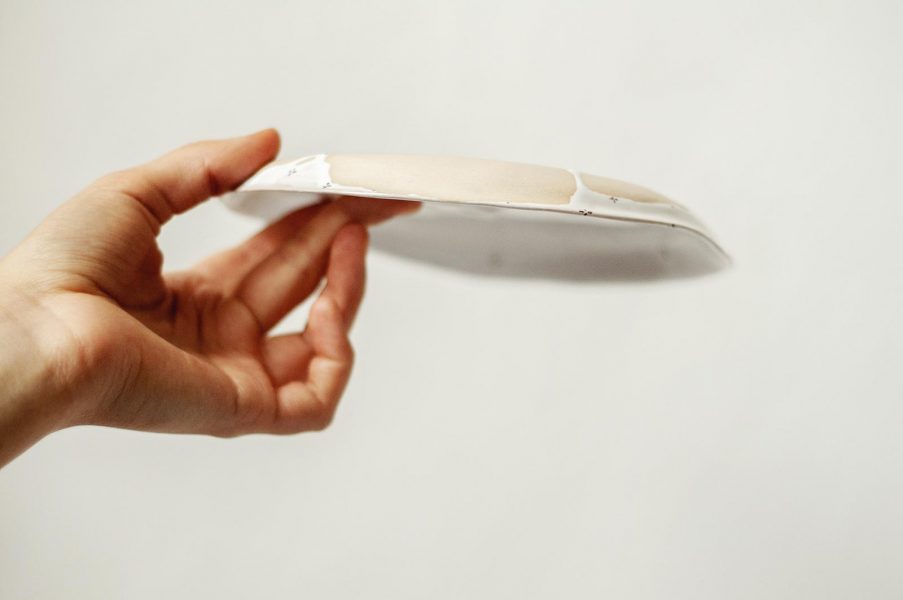 Плоскі тарілки - колекція «Квіти з молоком»