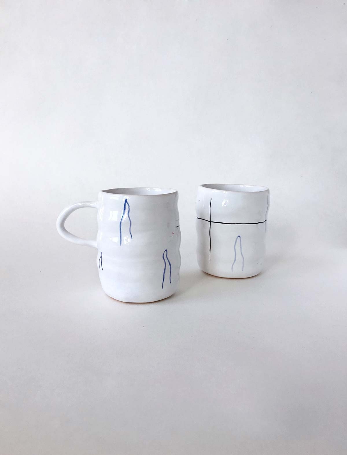 Стакан і чашка «Хвилі»