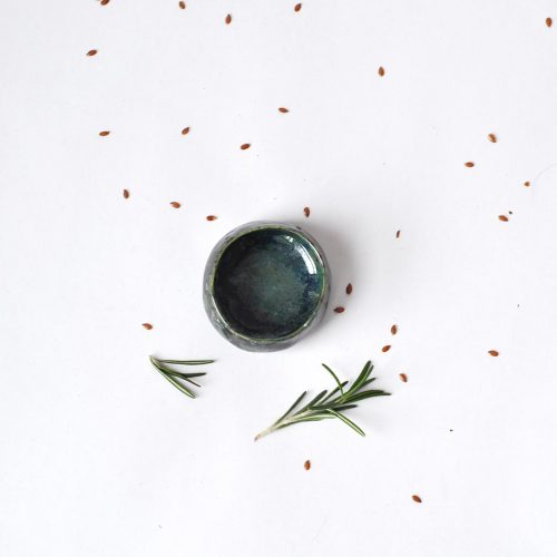 Вид спереду - Декоративний керамічний соусник (Ручна робота)