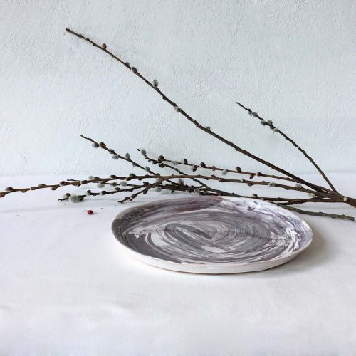 Вид зверху - Плоска тарілка