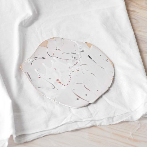 Плоска декоративна тарілка (Ручна робота)