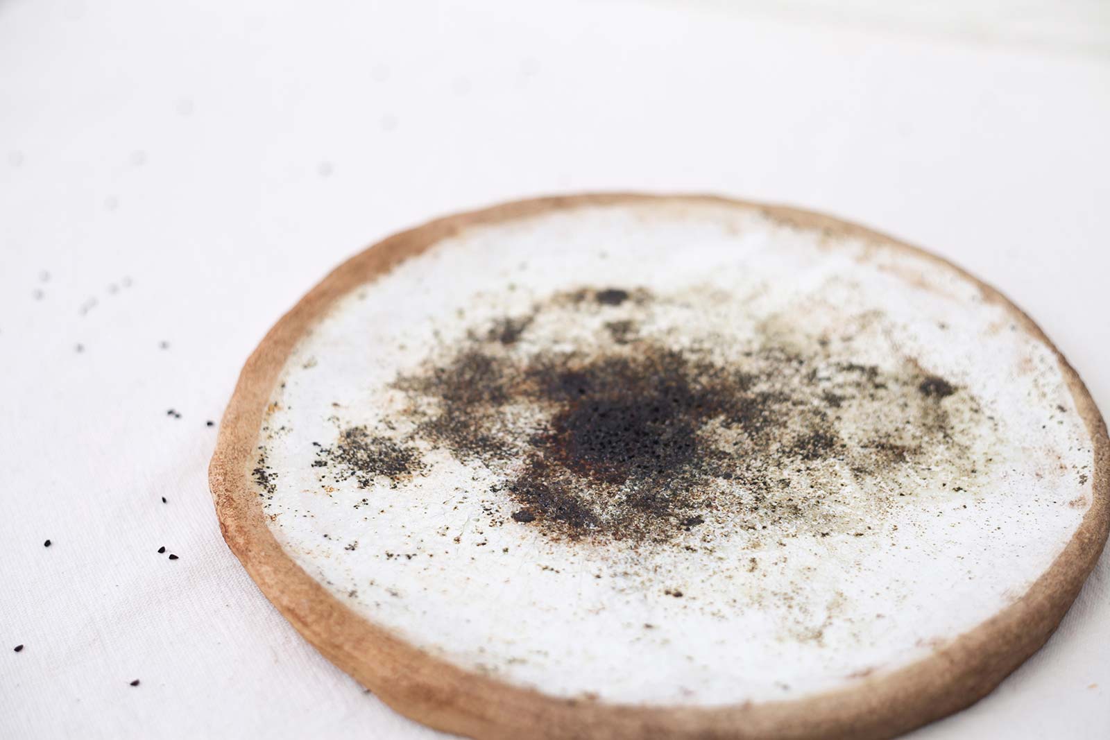 Вид збоку - Декоративне керамічне блюдо (Ручна робота)