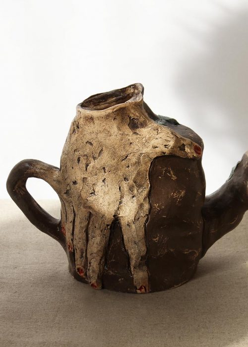 Декоративний чайник з кераміки - Серія «Присутність» (Ручна робота) Декоративний чайник з кераміки - Серія «Присутність» (Ручна робота)