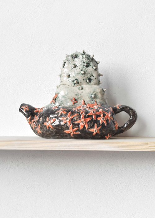 Декоративний чайник з кераміки - Серія «Присутність» (Ручна робота) Декоративний чайник з кераміки - Серія «Присутність» (Ручна робота)