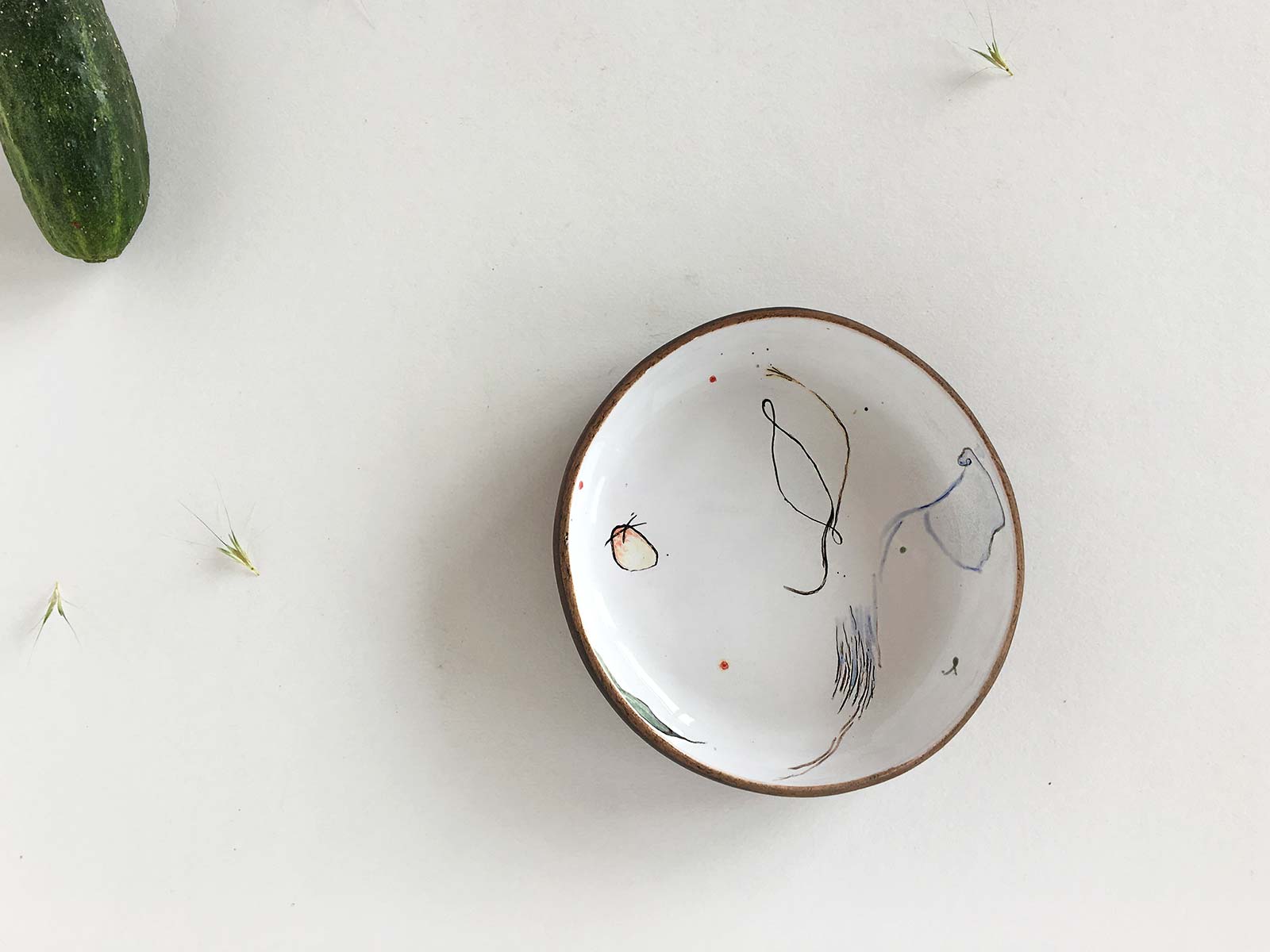 Керамічна тарілка з колекції «Космічність» №4