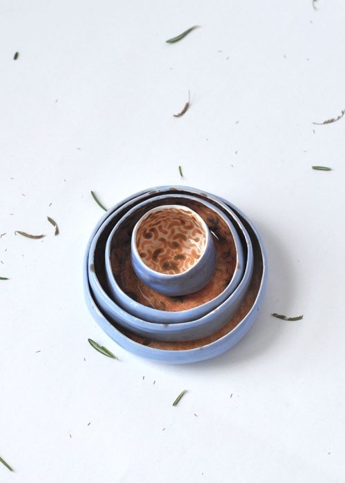 Декоративные керамические пиалы и соусники - Коллекция «Дежавю» (Ручная работа)