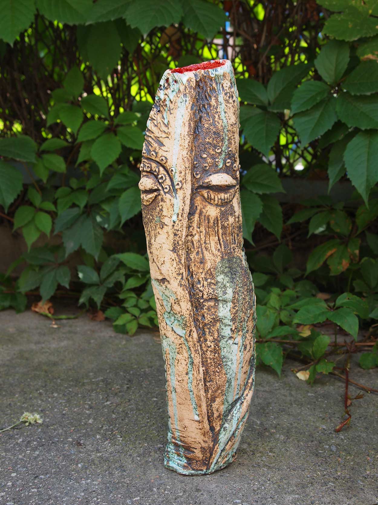 Декоративная ваза для цветов (Ручная работа)