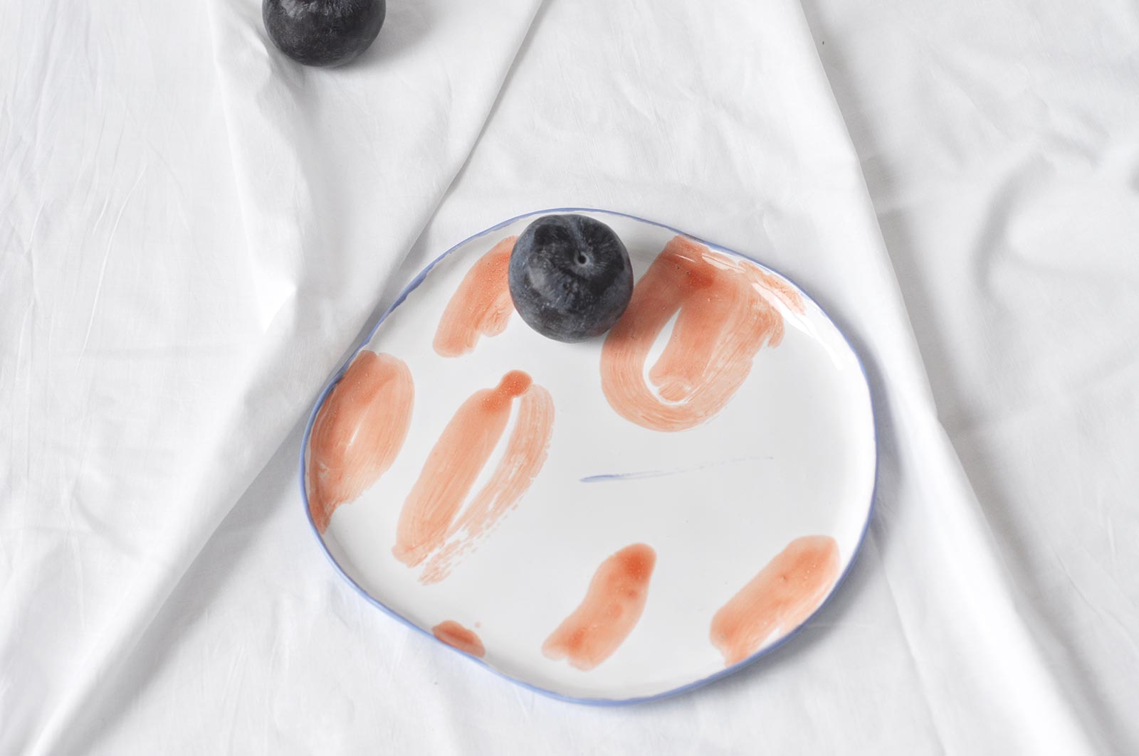 Декоративная керамическая тарелка (Ручная работа)