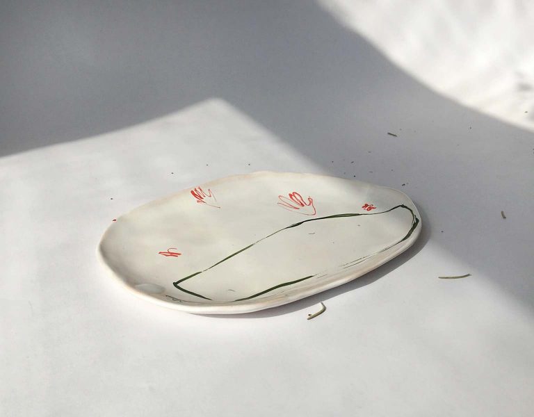 Тарелка «Цветочная поляна»