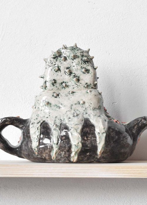 Декоративный чайник из керамики - Серия «Присутствие» (Ручная работа)